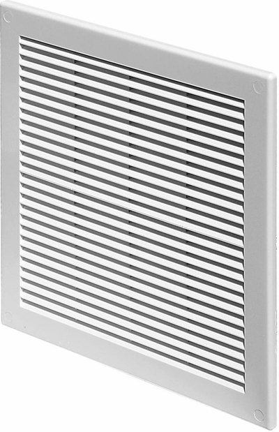 Grilë ventilimi AWENTA TRU2, 150 x 150mm, me rrjetë, e bardhë