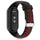 Rrip dore Tech-Protect Iconband Air për Xiaomi Smart Band 8 9 10 NFC, silikoni sportiv me vrima ajrosje, i zi me të kuqe