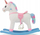Lodër lëkundëse Milly Mally Łatek Unicorn, pelush, muzikore, e bardhë pastel