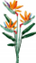 Set blloqesh Sluban Beautiful Flowers Strelitzia Bouquet, 269 copa, 6+, shumëngjyrësh