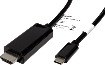 Adapter USB C në HDMI Roline, USB 3.1, 4K 3840x2160, i bardhë
