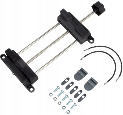 Mbajtës universal për shportë biçiklete TRIXIE, plastik, i zi