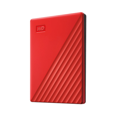 Disk i jashtëm HDD WD My Passport 4TB, 2.5", i kuq
