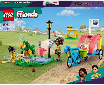 Set LEGO® Friends 41738 Dog Rescue on a Bike, 125 pjesë