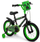 Biçikletë fëmijësh Huffy Minecraft Creeper, 16", çelik, jeshile