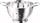 Site kuzhine Klausberg 7440, çelik inox, 24cm, argjendt