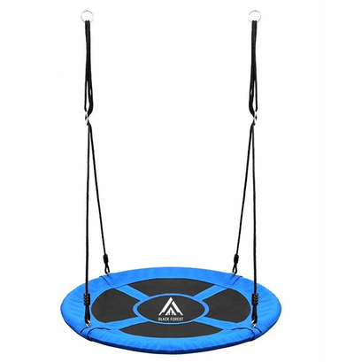 Лулка за во градина Extralink Baby Swing Schwarzwald Crow's Nest, кружна, сина