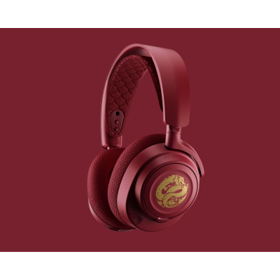 Kufje gaming SteelSeries Arctis Nova 7 Dragon Edition, wireless, me mikrofon, të kuqe
