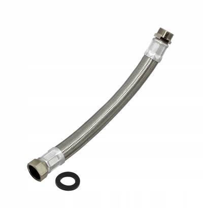 Zorrë antivibrim hidraulike 3/4" F/F, 100cm, çelik i galvanizuar