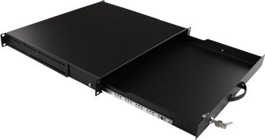 Sirtar rack Lanview RAD115BL, 19", me çelës, i zi