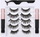 Set qerpikësh magnetikë AG851A Long, 5 palë, me eyeliner dhe pincetë, i zi