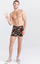 Bokserë për burra Saxx Daytripper Boxer Brief, elastikë, me print shumëngjyrësh, të zinj