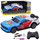 Makine sportive me telekomande LEAN Toys RC, 1:22, drita LED, efekt avulli, blu