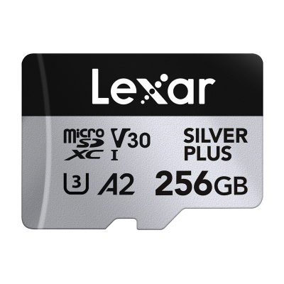 Kartë memorjeje Lexar High-Performance Silver Plus microSDXC 256GB  adapter