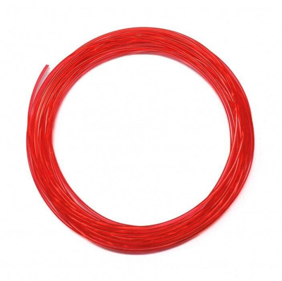 Filament 3D 3Dsimo PLA, 5 m, transparent, i kuq