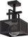 Lampë tavanore Sigma Albert 32178, E27 60W, metal, e zezë
