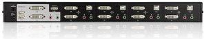 Switch KVM Aten CS1644A, 4 porta, Dual View DVI, USB, i zi