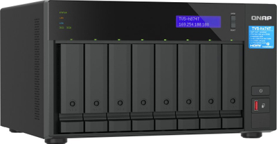 Server skedarësh Qnap TVS h874T, Intel Core i7, 32GB RAM, gri