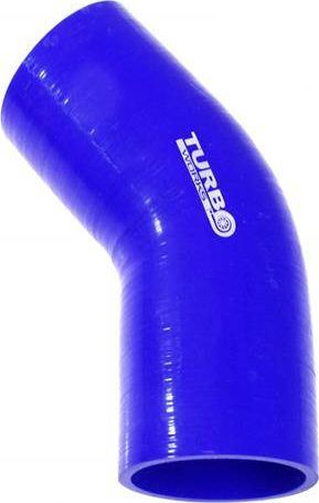 Gyp silikoni TurboWorks me bërryl 45°, 84mm, blu