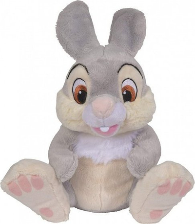 Lodër pelushi Disney Bambi Thumper, 40cm, gri e bezhë