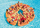 58752 PIZZA SLICE MAT 1.75mx1.45m