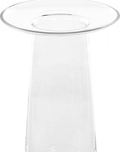 Vazo qelqi Beliani MANNA, 26 cm, transparente, për zbukurim