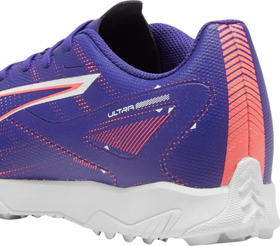 Këpucë futbolli Puma ULTRA 5 Play TT M 107905 01, për bar sintetik, për burra, vjollcë