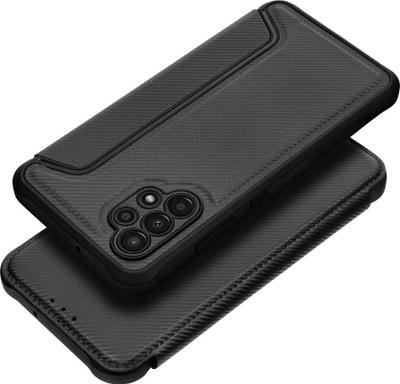 Këllëf libër Razor për Samsung Galaxy A32 LTE, me magnet, me xhep karte, ngjyrë e zezë