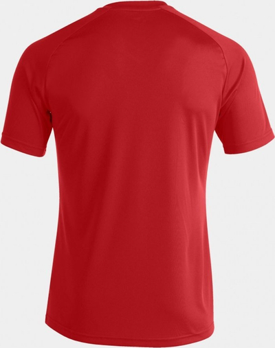Fanellë futbolli Joma Pisa II Jersey, 100% poliester, me mëngë të shkurtra, e kuqe me të bardhë
