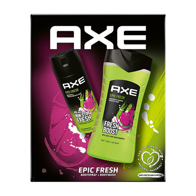Set për trup Axe Epic Fresh Body Care, Xhel dushi 250 ml + Deodorant 150 ml