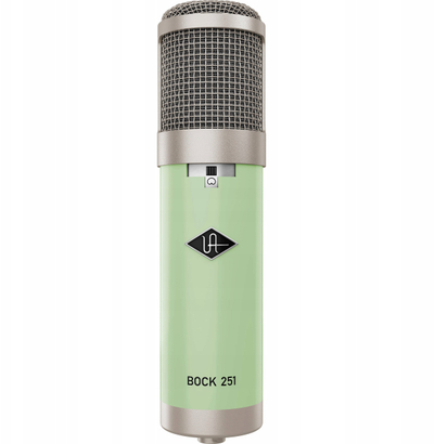Mikrofon kondensator Universal Audio Bock 251, diafragmë e madhe, për studio, i argjendtë