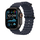 Apple Watch 49mm Band, Navy Ocean Band Extension, Black Titanium Finish