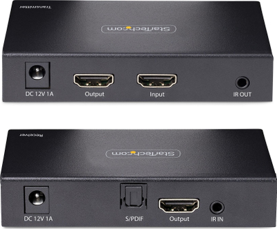 Zgjatës HDMI StarTech 4K70IC EXTEND HDMI, 4K 60Hz, PoC, i zi