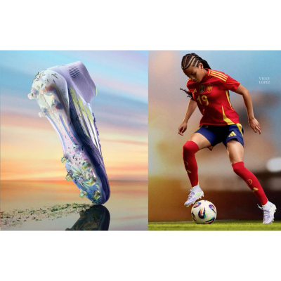 Женски внатрешни футсал копачки adidas F50 Club IN W JI0023, синтетички, ѓон без траги, повеќебојни