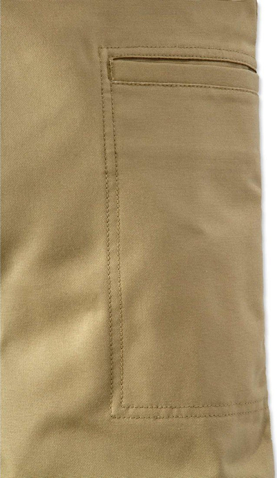 Pantallona pune Carhartt Rugged Professional Canvas, material tekstil, W32 L30, bezhë