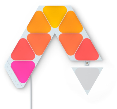 Set ndriçimi Nanoleaf Shapes Triangles Mini Starter Kit 9 Pack