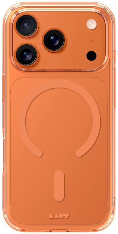 Mbulesë telefoni Laut Crystal Fluro për iPhone 17 Pro, e tejdukshme, bronz e çelët