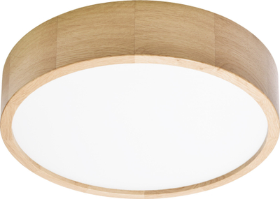 Lampë tavani Orno Ovo, 37.5 cm, 3xE27, kornizë lis natyral