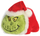 Lodër pelushi Spudsters Santa Grinch, 10", jeshile