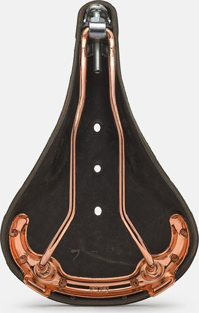 Selino biçiklete Brooks B17 Special, lëkurë, shina çeliku, e zezë