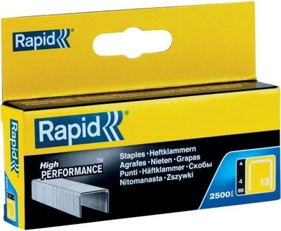 Kapëse Rapid No.13 Finewire, 4 mm, tel i galvanizuar, argjend
