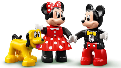 Lodra LEGO Duplo Mickey & Minnie Birthday Parade 10941, set ndërtimi treni festues, për fëmijë