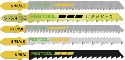 Set tehsharre Festool 204275, për dru, 25 copë
