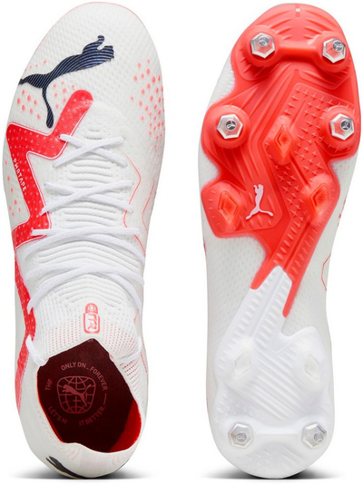 Këpucë futbolli Puma Future Ultimate MxSG, terren i butë, të bardha