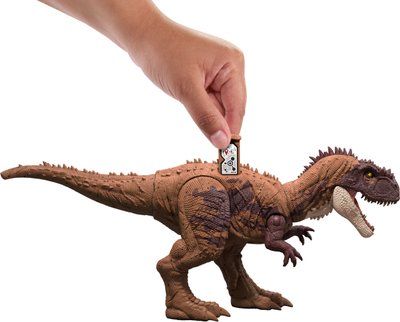 Figurë aksion Jurassic World Chaos Theory Wild Roar Kryptops, me zë dhe sulm me kokë