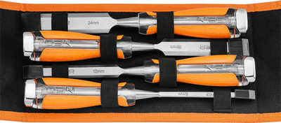 Set daltash druri Kraft, 4 copë, 6 12 18 24mm, dorezë dykomponentëshe