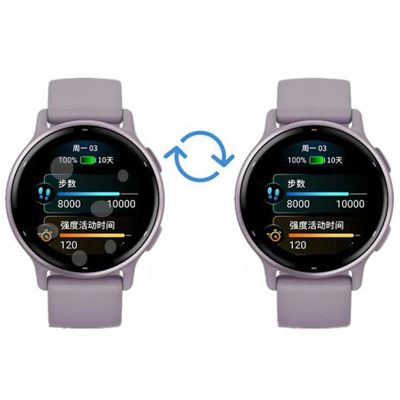 Заштитен филм за часовник 3mk Watch Protection Arc, за Garmin Vivoactive 6, проѕирен