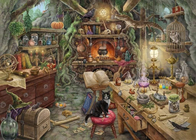 Puzzle escape Ravensburger Witch's Kitchen, 759 copa, frëngjisht, shumëngjyrësh