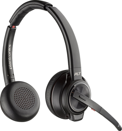 Kufje pa tela Poly Savi 8220-M Office, DECT Bluetooth, Microsoft Teams, të zeza
