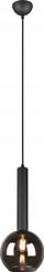 Llambadar varëse Netlighting Clayton Modern Dome, E27 28W, diametër 20cm, i zi mat